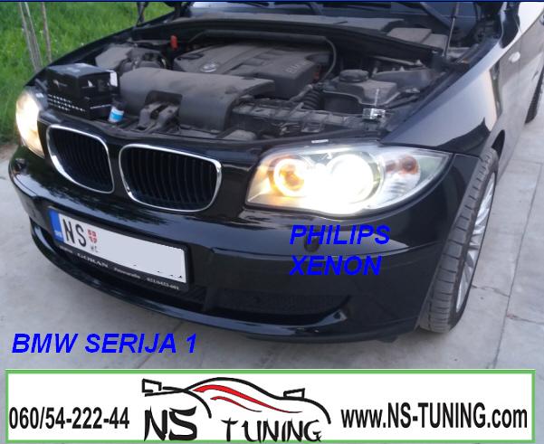 bmw serija 1 xenon svetla d1s philips sijalica ugradnja novi sad